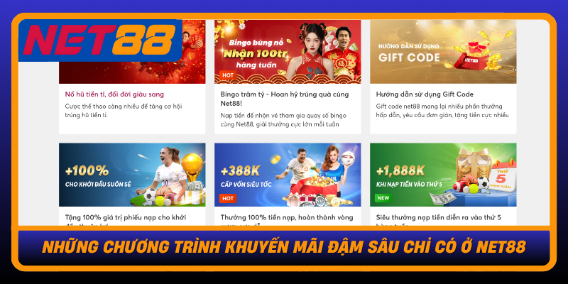Nhung Chuong Trinh Khuyen Mai Dam Sau Chi Co O Net88
